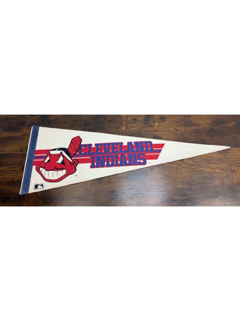 Cleveland Indians Vintage MLB Licensed Pennant With Chief Wahoo Logo 30 inches